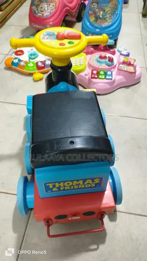 Uk Used Thomas Friends Battery-Operated Ride-on Toy Train.