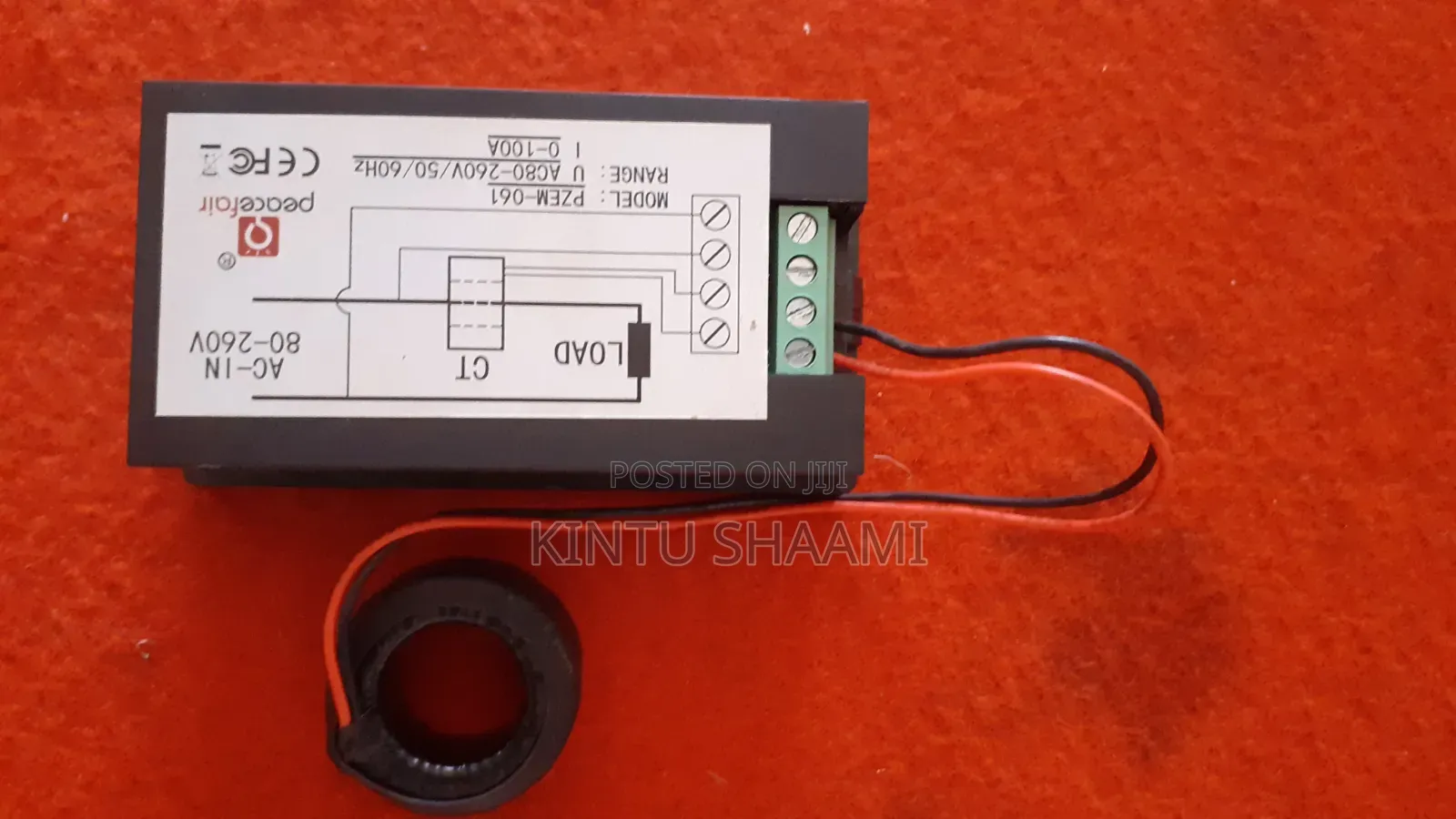 Peacefair Volts and Amps Monitor Display Panel
