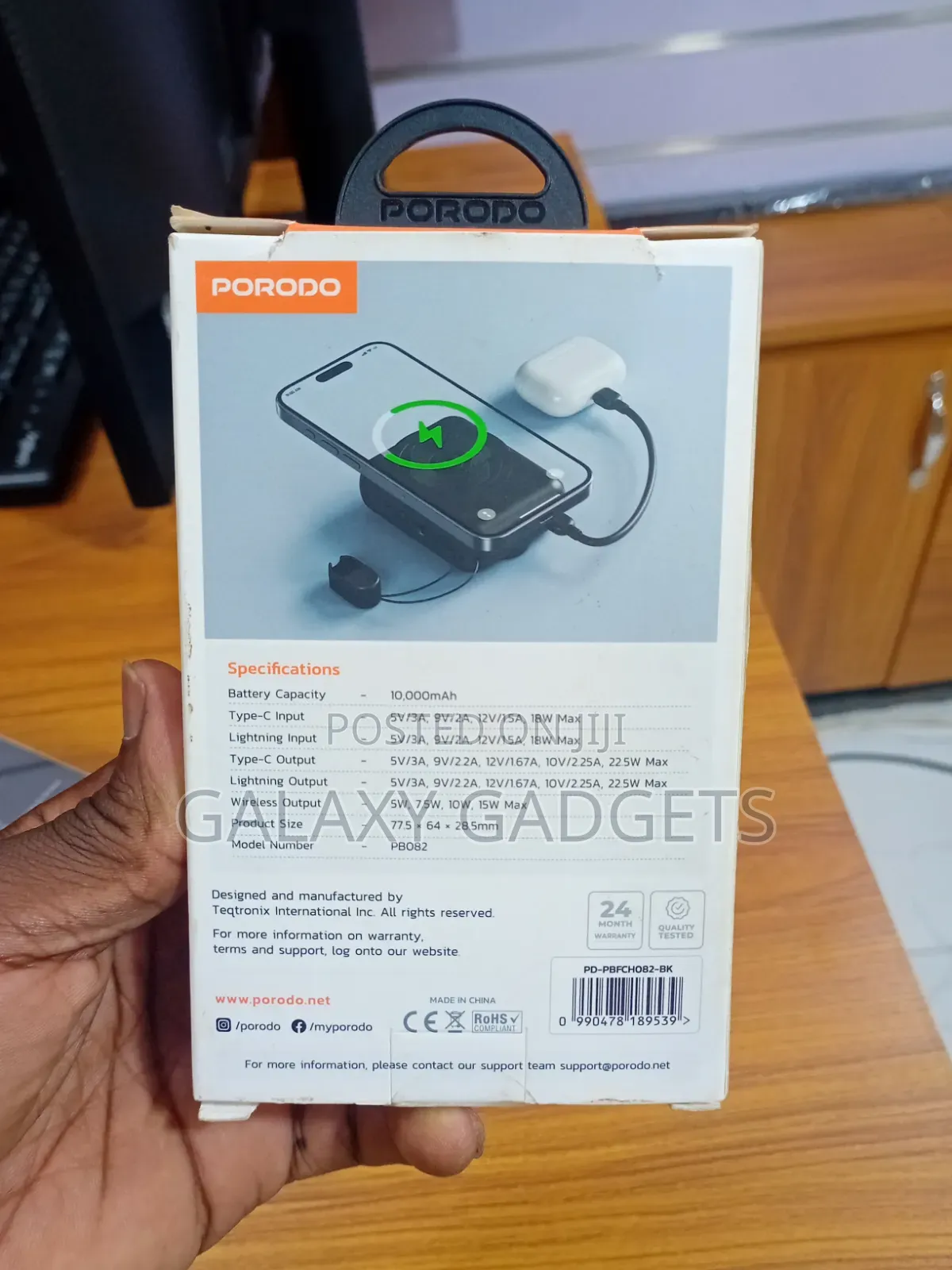 Porodo 10000mah Magsate Powerbank