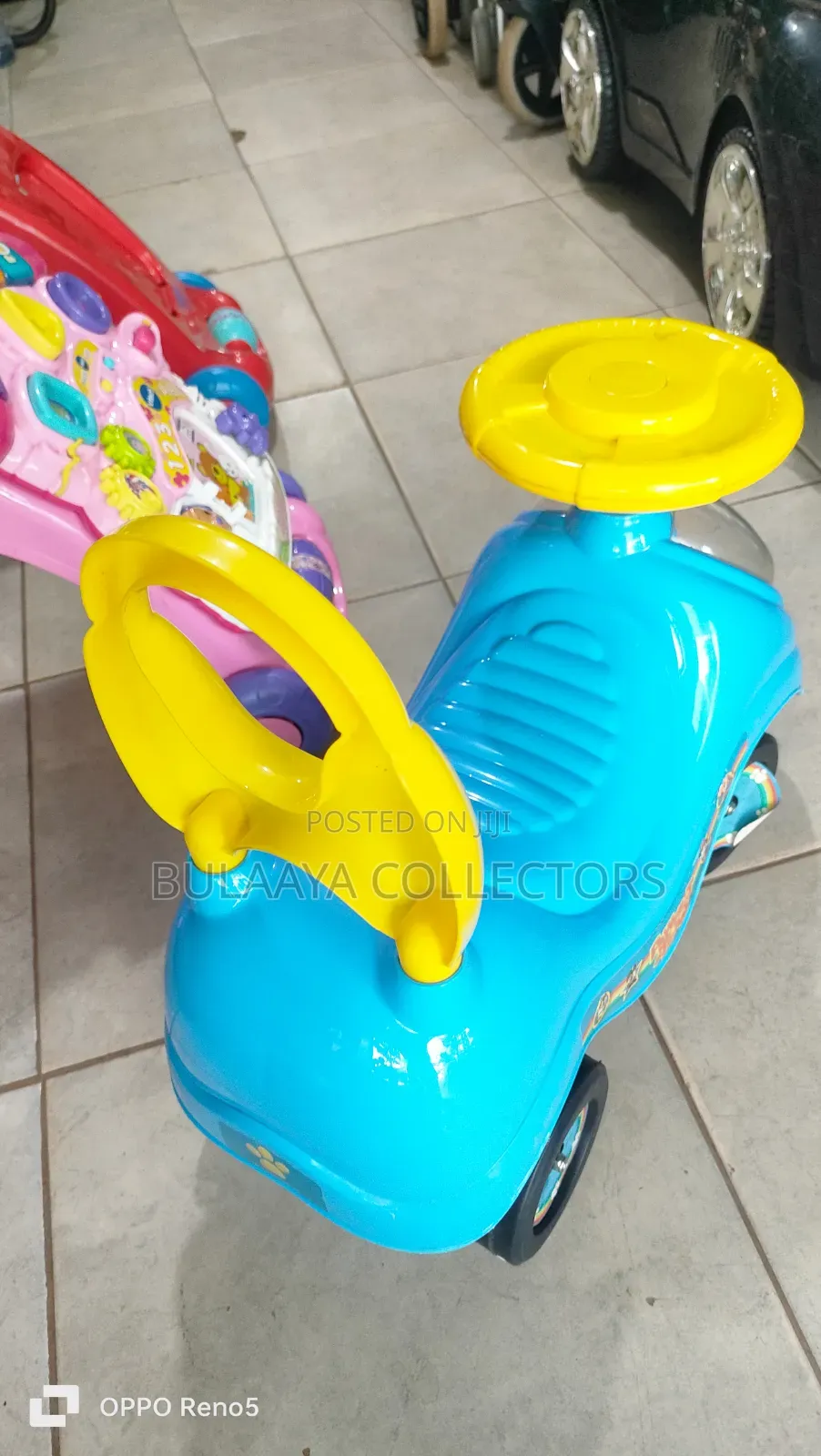 Uk Used Blue Paw Patrol "My First Sit and Ride" Toddler Toy Car.