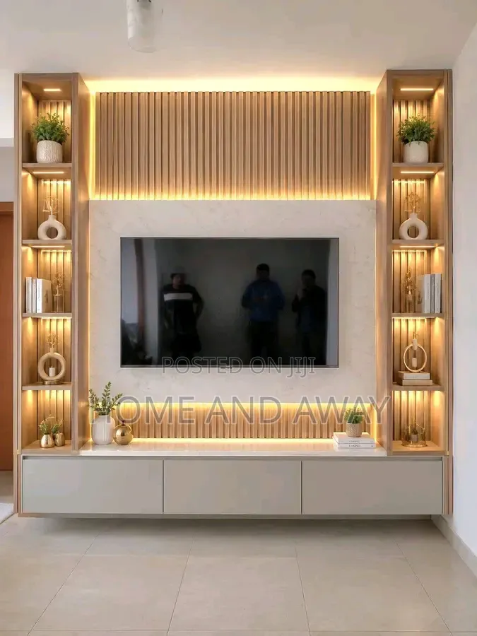Timid Wall Unit Tv Stands in Any Colour From 1,800,000/- Order Now