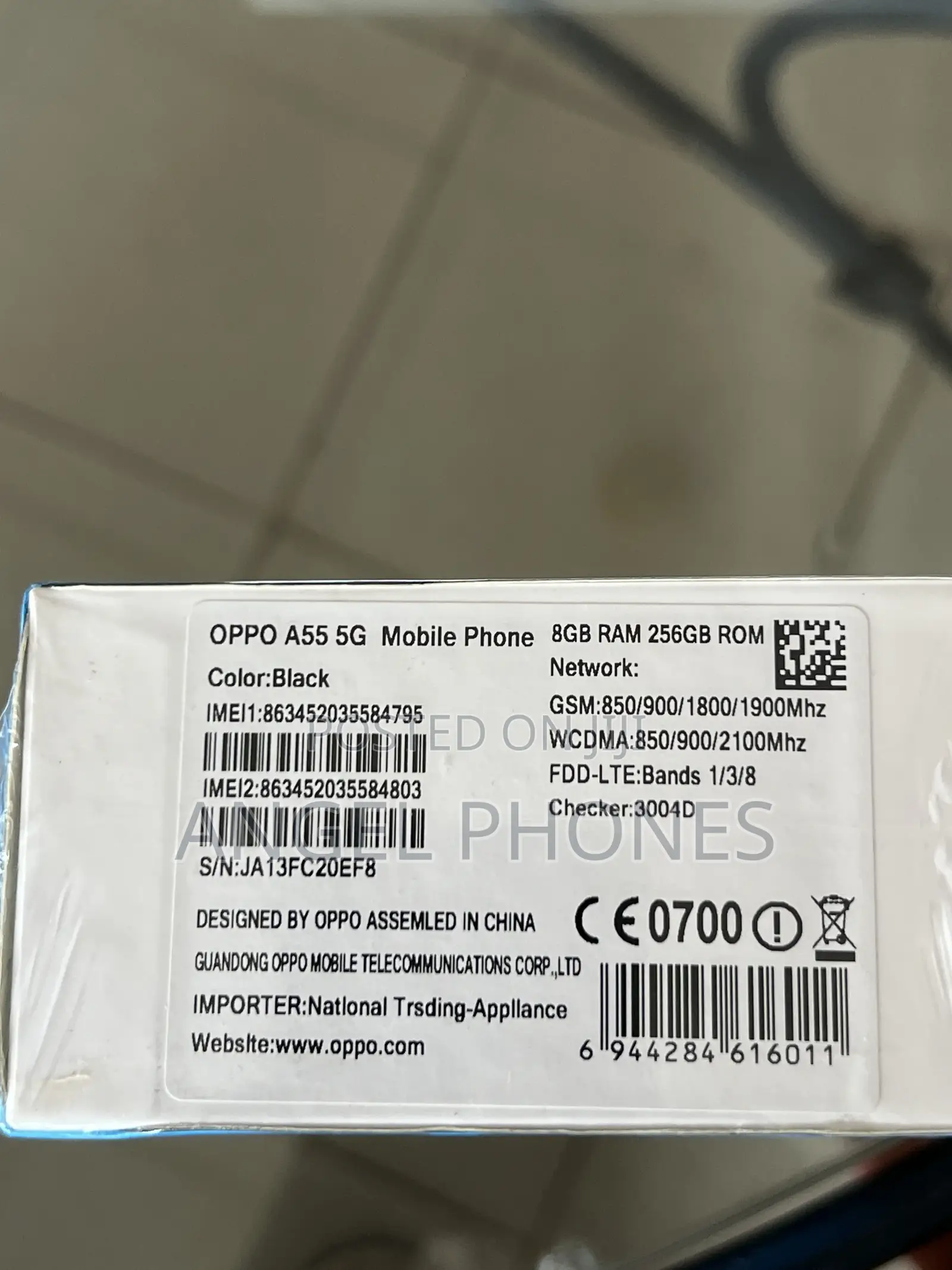 New Oppo A55 5G 128 GB Black