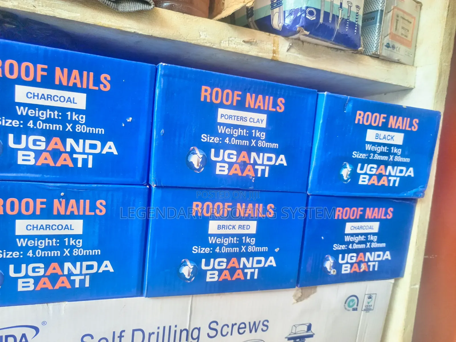 Roofing Nails Uganda Baati Black