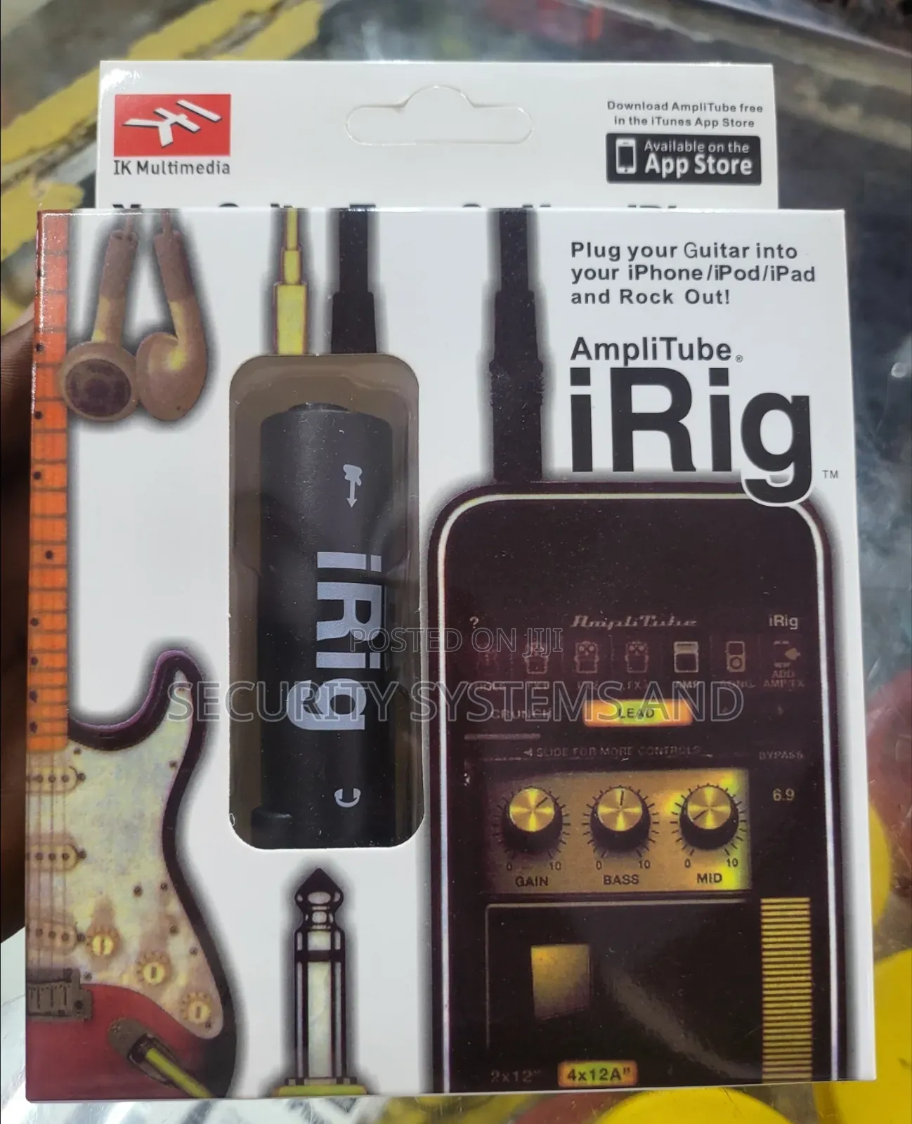 Multimedia Irig Guitar Adapter Interface Ampli for iPhone iPad iPod