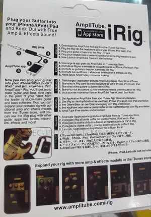 Multimedia Irig Guitar Adapter Interface Ampli for iPhone iPad iPod