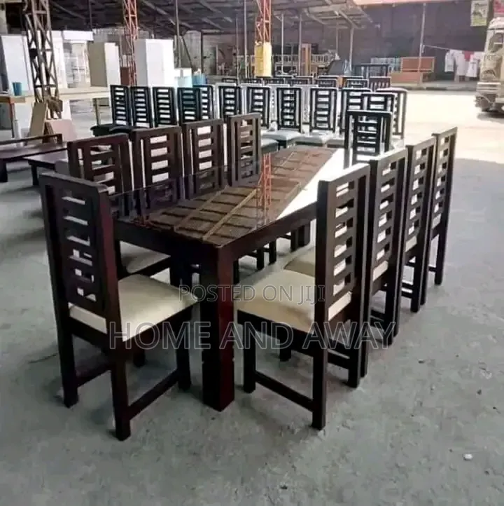 100% Pure Wooden 8 Seaters Dining Sets in Any Colour Shade 1,800,000/-