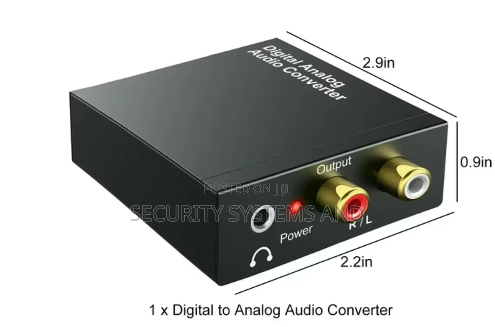 Digital to Analogue Audio Converter (Optical to Banana