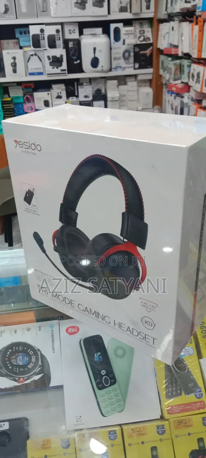 Yesido Tri Mode Wireless Gaming Headphone High Def Play Game Champion