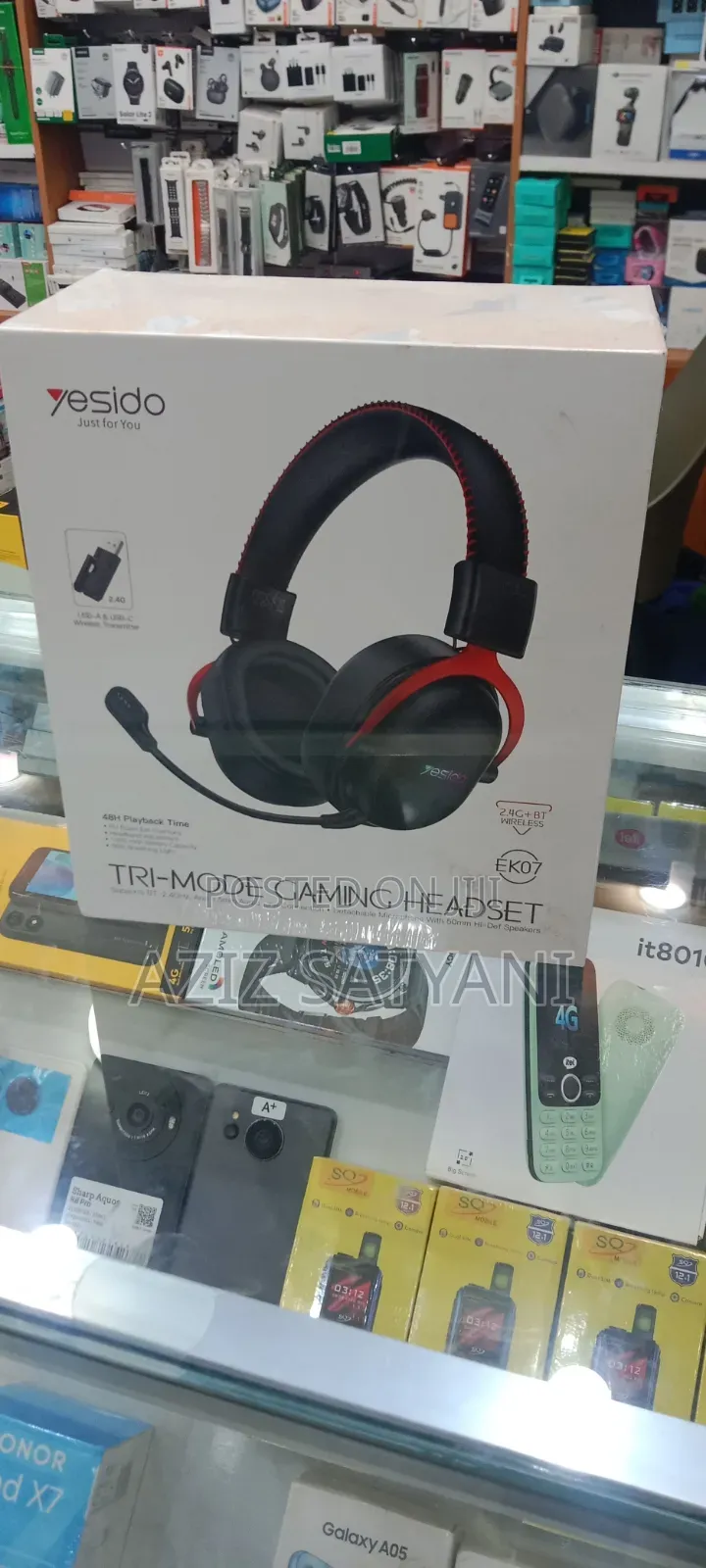 Yesido Tri Mode Wireless Gaming Headphone High Def Play Game Champion