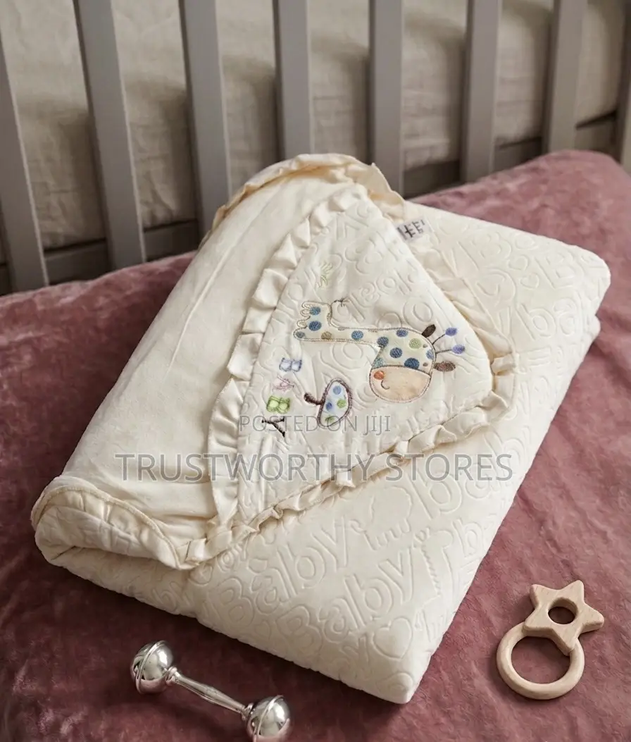 Creamy Baby Receiver With Hood