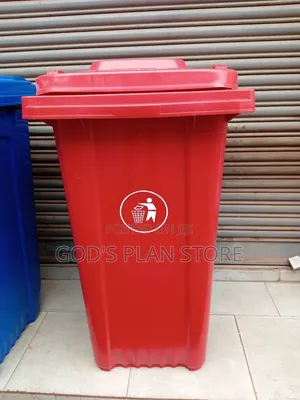 Min Outdoor 120litres Rolling Plastic Dust Bins Plastic Dust Bins