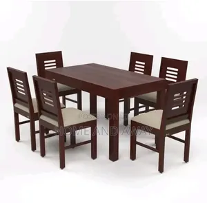 6 Seaters Local Wooden Dining Sets in Any Colour From 1,500,000/-