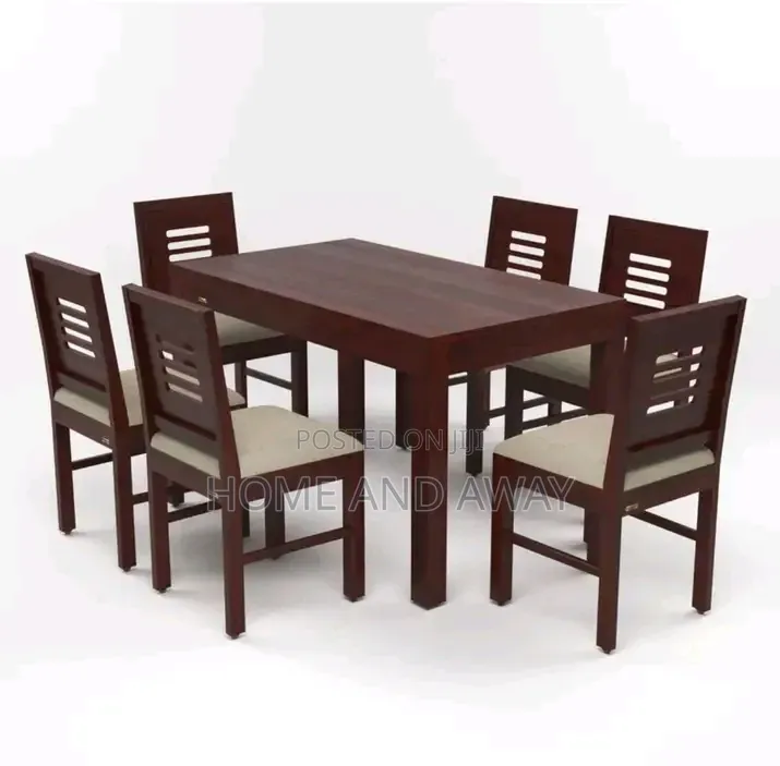 6 Seaters Local Wooden Dining Sets in Any Colour From 1,500,000/-
