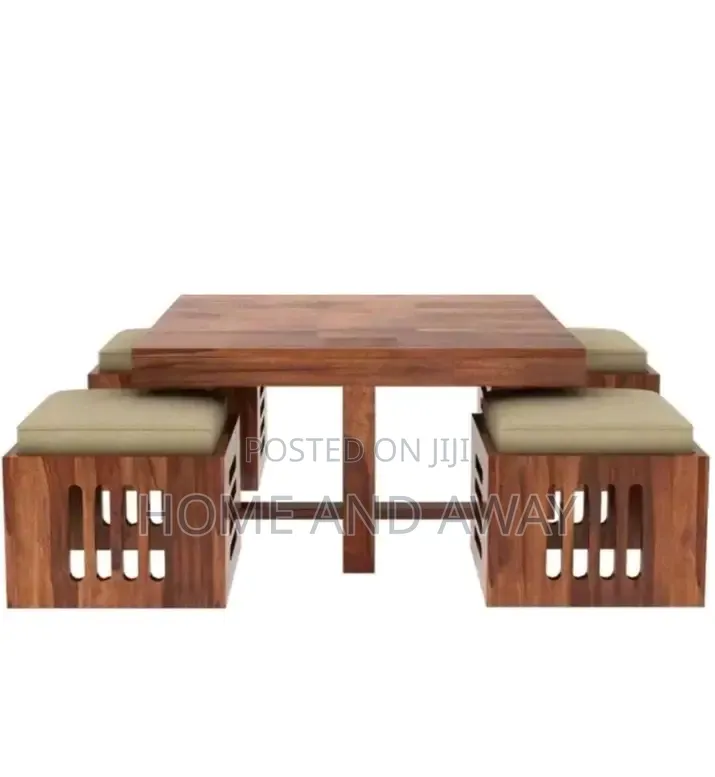 African 4 Seaters Wooden Center Tables 980,000/- With Free Delivery