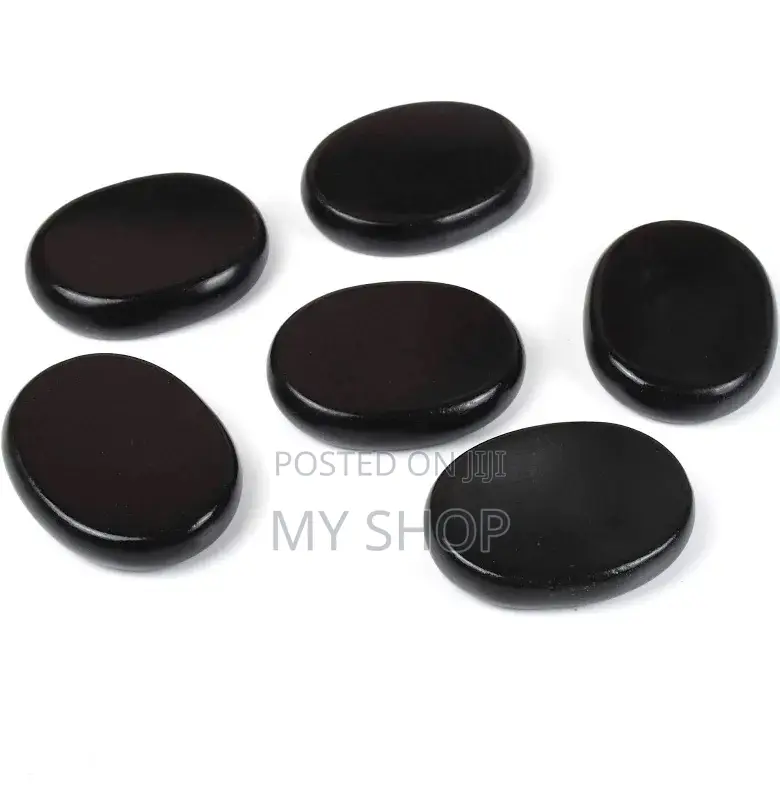 6pcs Medium Hot Massage Stones