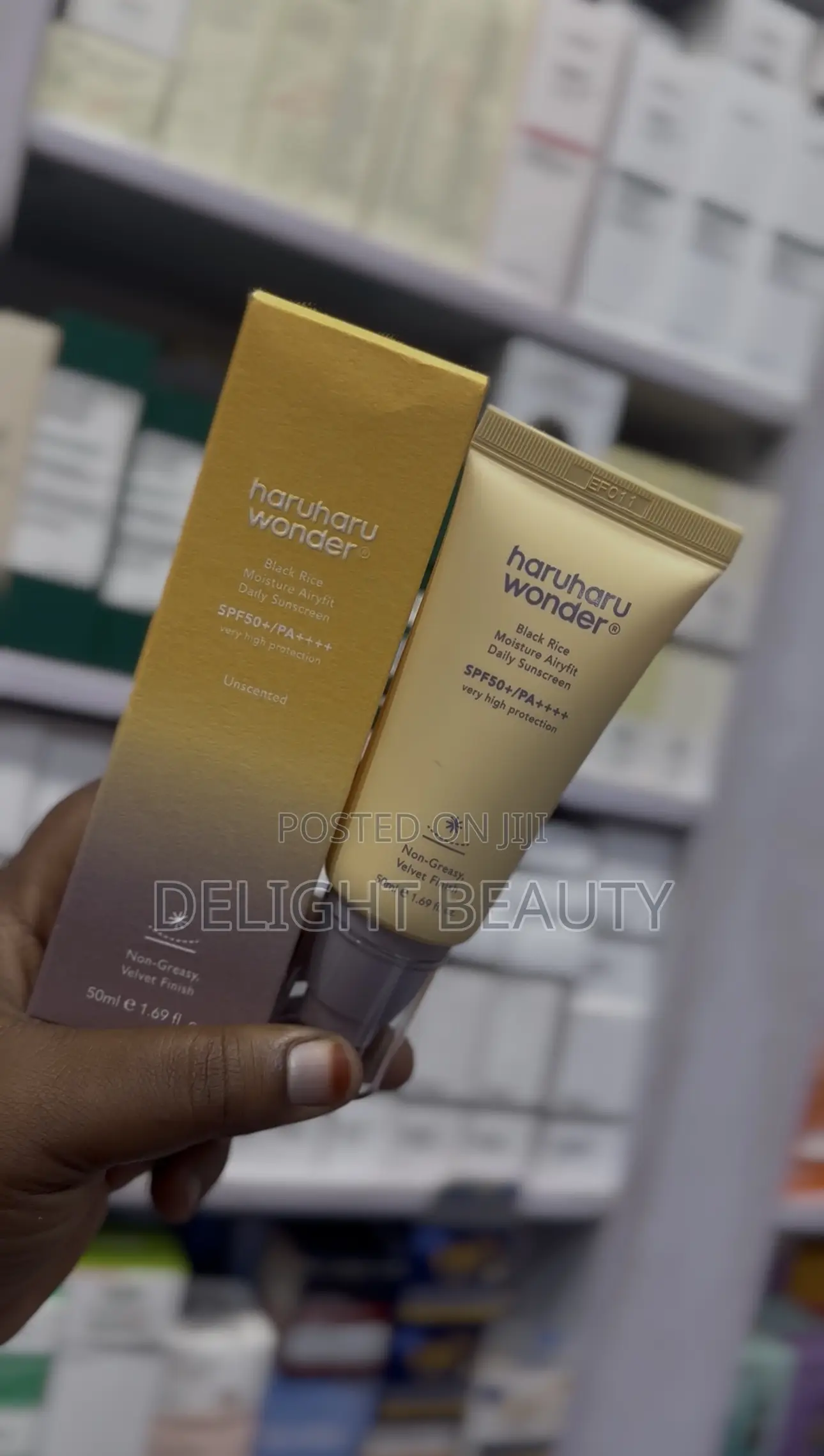 Haruharu Wonder Black Rice Moisture Airyfit Daily Sunscreen, Spf50+