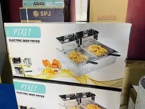 Brandnew Fast Heat,Low Power Consumption Double Deep Fryer
