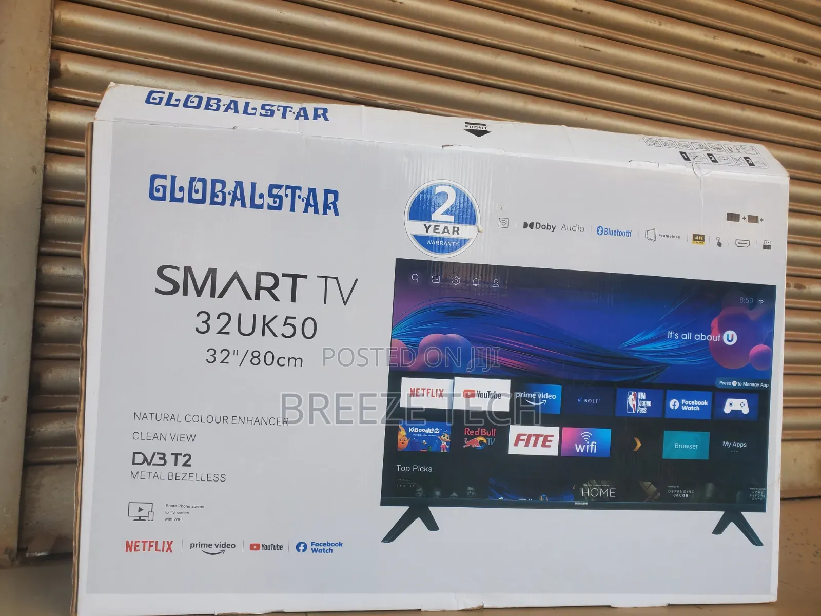 Boxed Andriod Tv 32" Globalstar