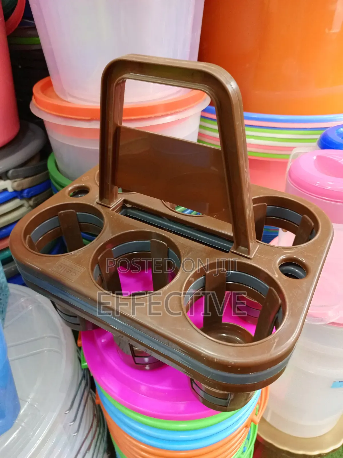 Plastic Cello 6-Bottle Holder