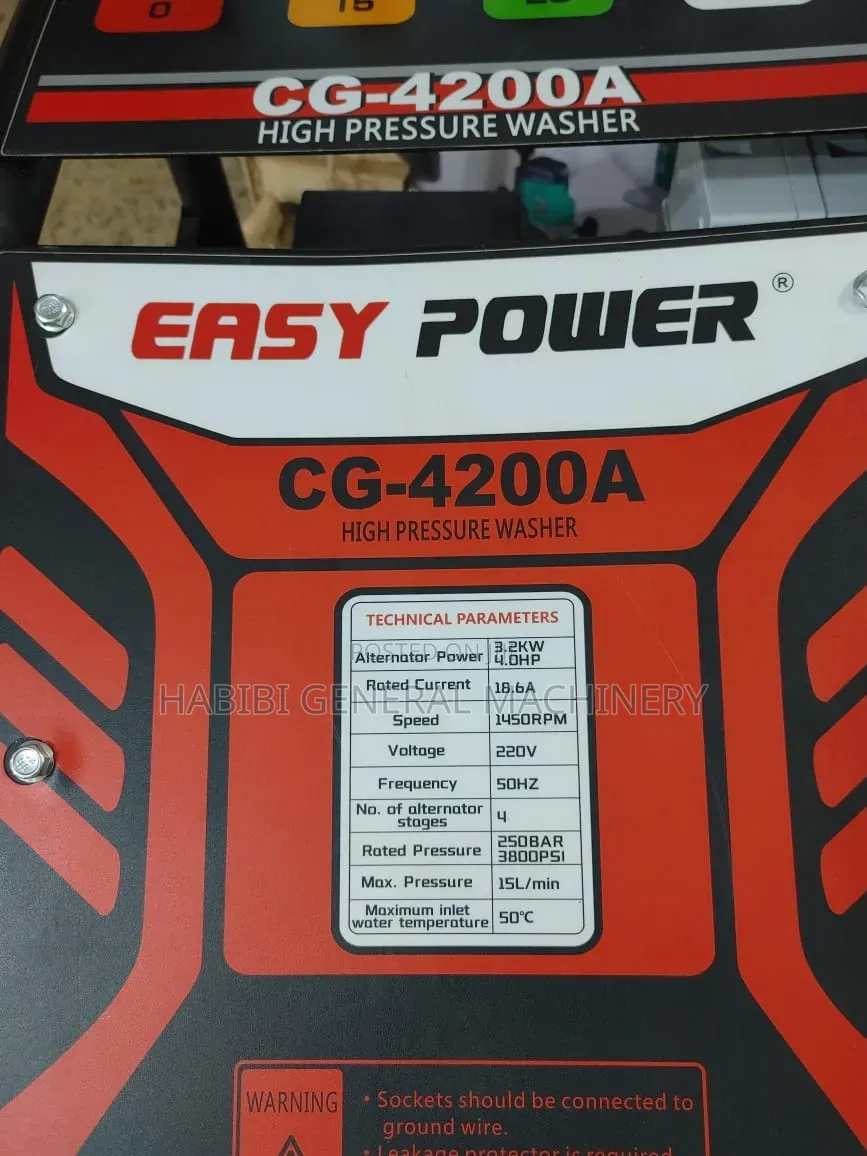 Corded Electric/High Pressure Easy Power Heavy Duty Commercial Washer