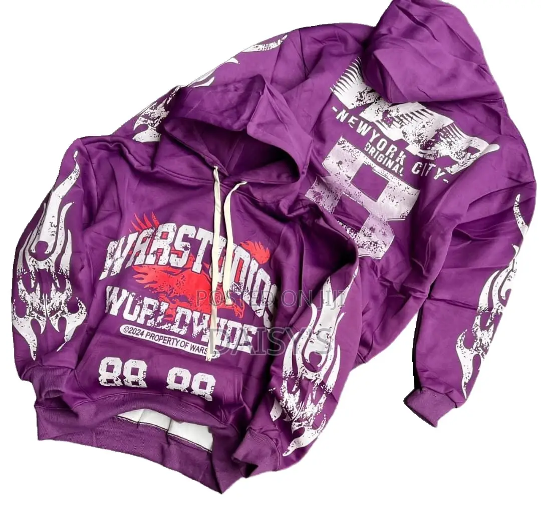 Men's Premium Heavy Fleece Graphic Hoodie - Streetwear (1 Pc)