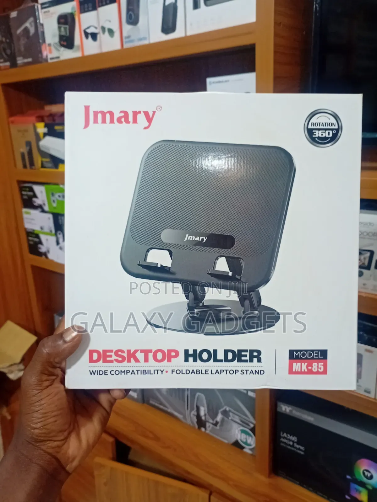 Jmary Mk-85 Is a 360-Degree Rotating and Foldable Desktop Laptop Stand