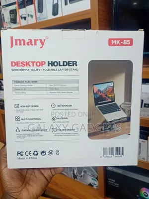 Jmary Mk-85 Is a 360-Degree Rotating and Foldable Desktop Laptop Stand