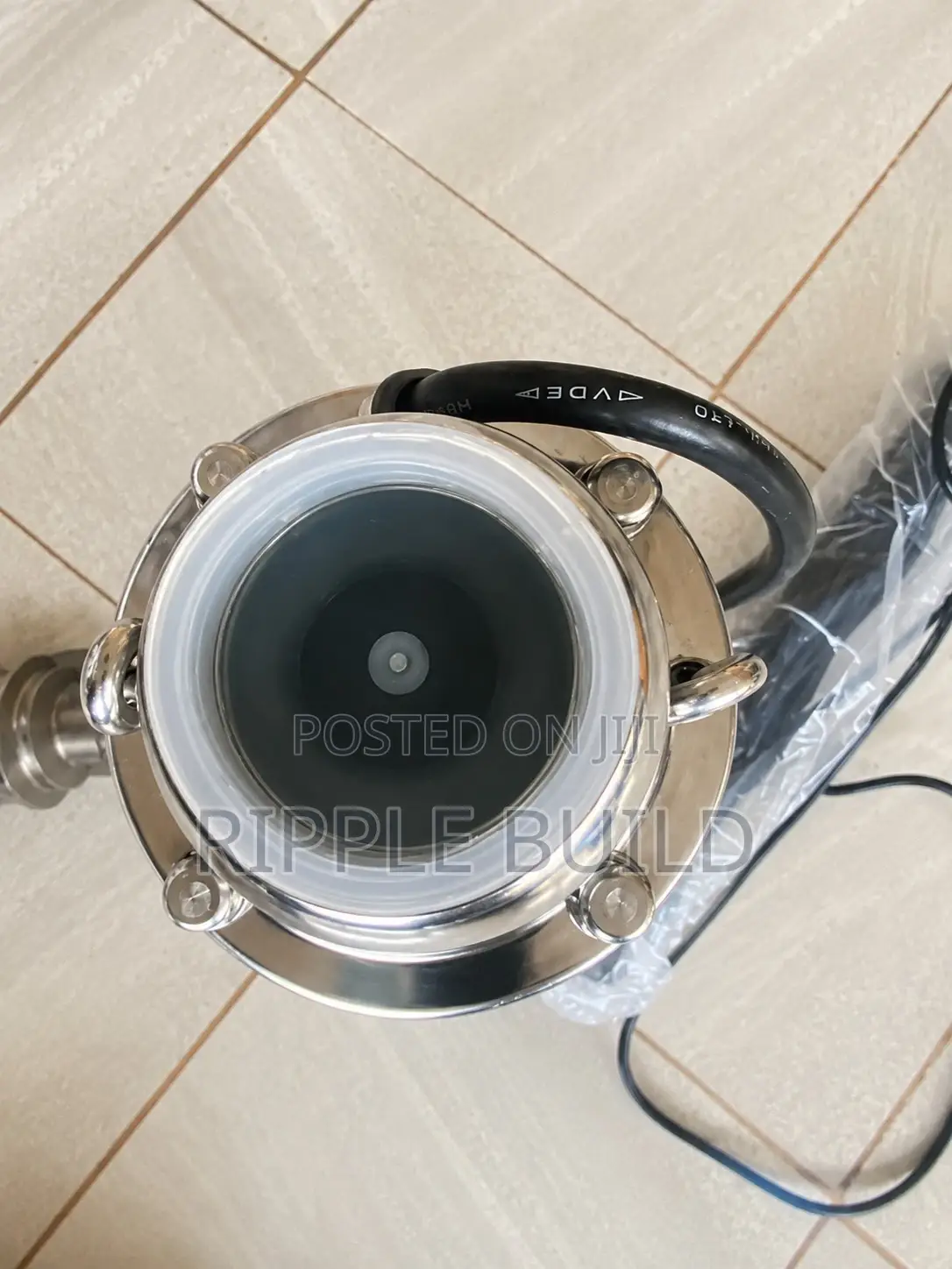 370w Ac Electric Borehole Pump 80m Head 2100l/H Deep Well Pump
