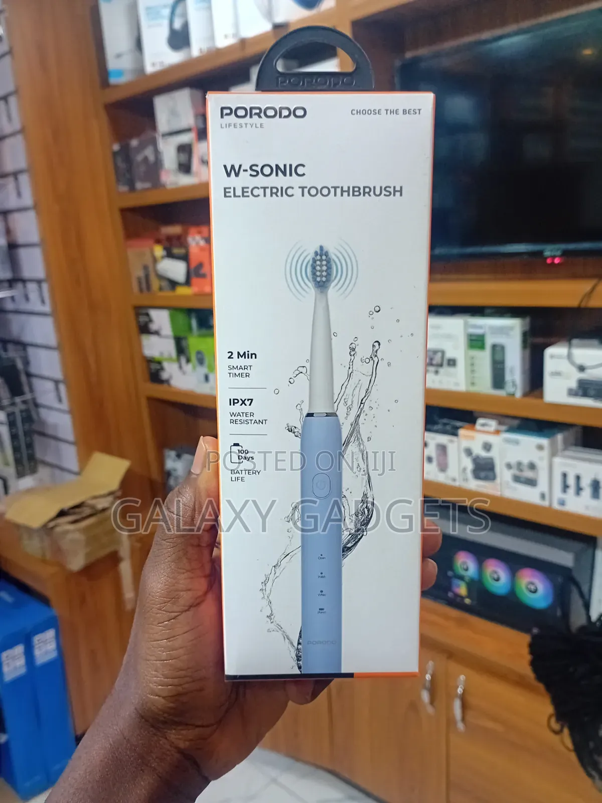 Porodo Lifestyle W-Sonic Electric Toothbrush