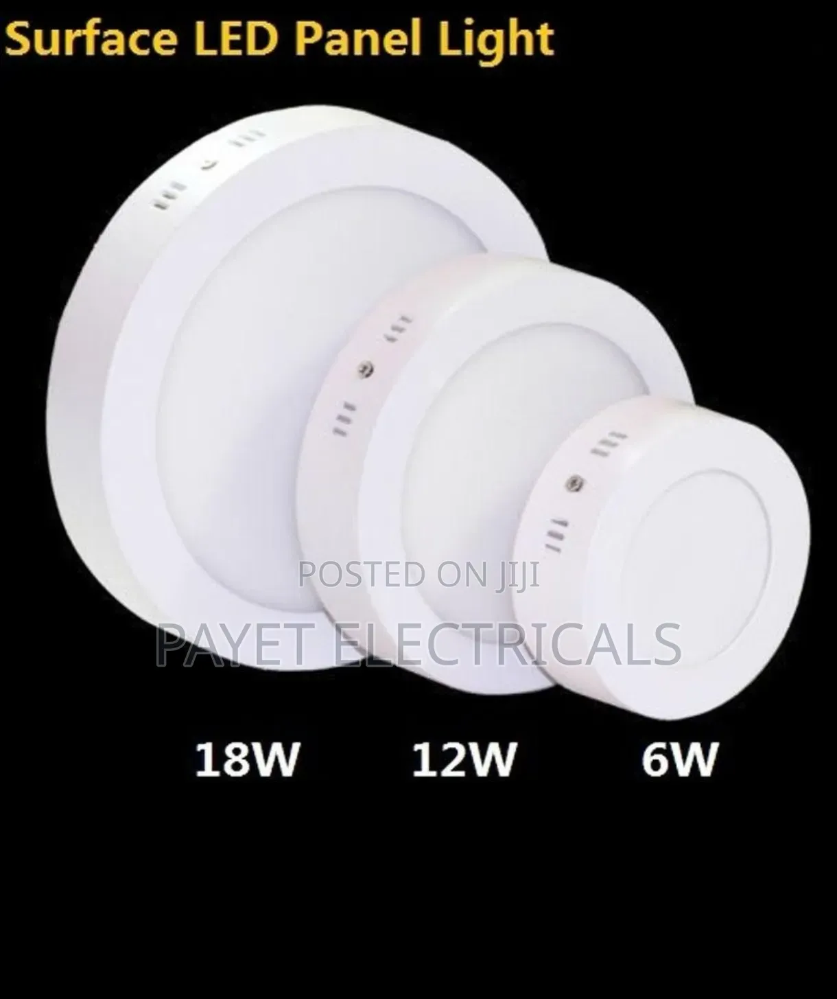 Surface Led Panel Light for 6watts