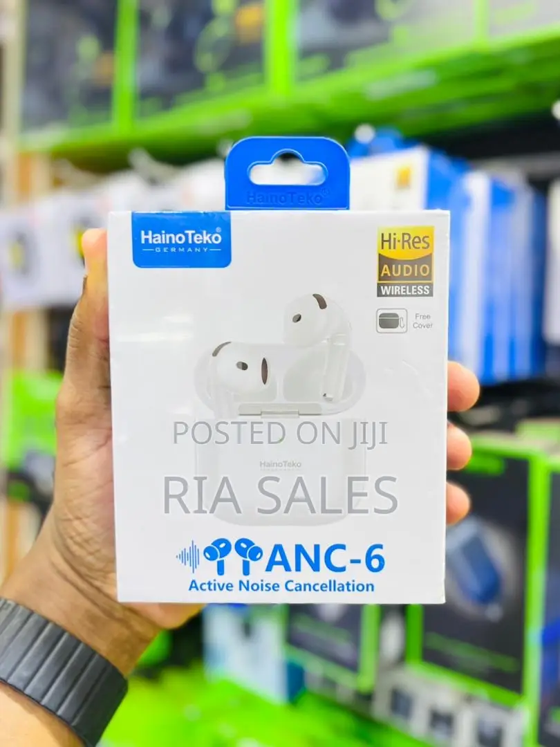 Hainoteko Anc-6 Bluetooth Earphones With Anc and Smart Touch Control
