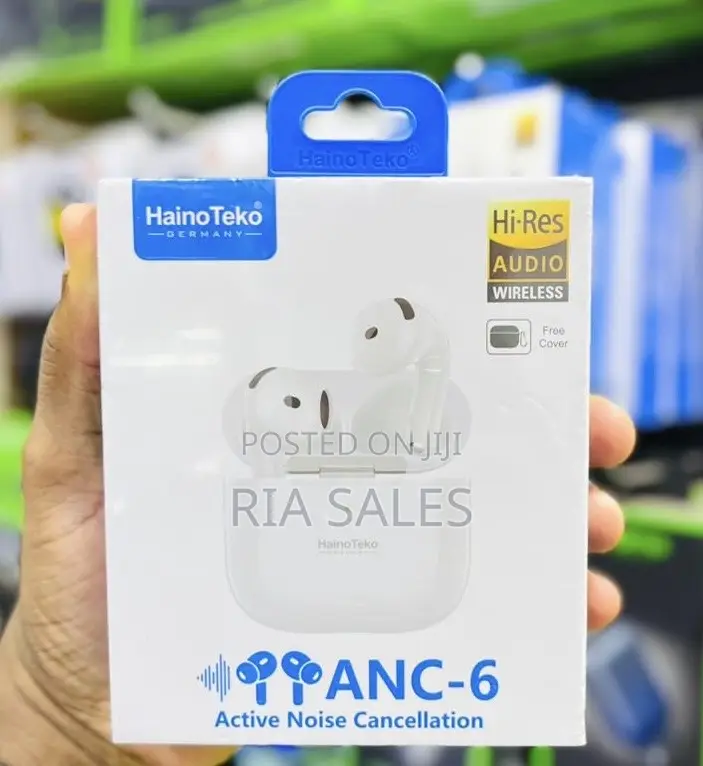 Hainoteko Anc-6 Bluetooth Earphones With Anc and Smart Touch Control