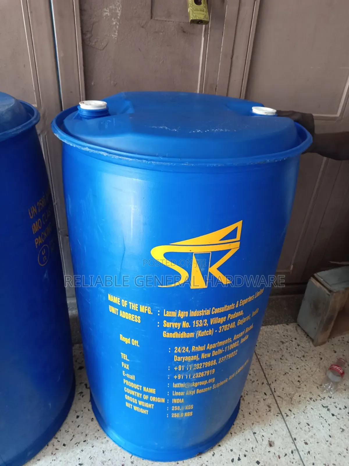 Water Drum Tank Heavy Duty 250