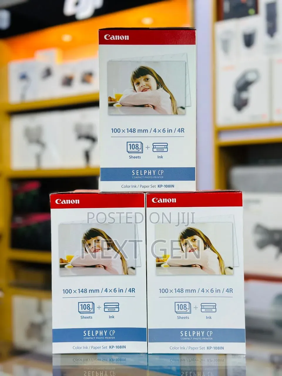 Canon Selphy Kp-108in Color Ink/Paper Sets
