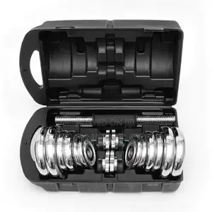15kg Adjustable Durable Pure Iron Plated Weight Dumbells