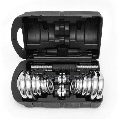 15kg Adjustable Durable Pure Iron Plated Weight Dumbells