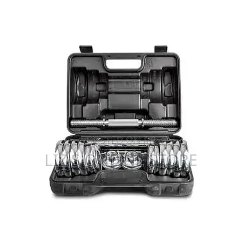 15kg Adjustable Durable Pure Iron Plated Weight Dumbells