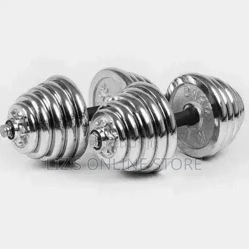 15kg Adjustable Durable Pure Iron Plated Weight Dumbells
