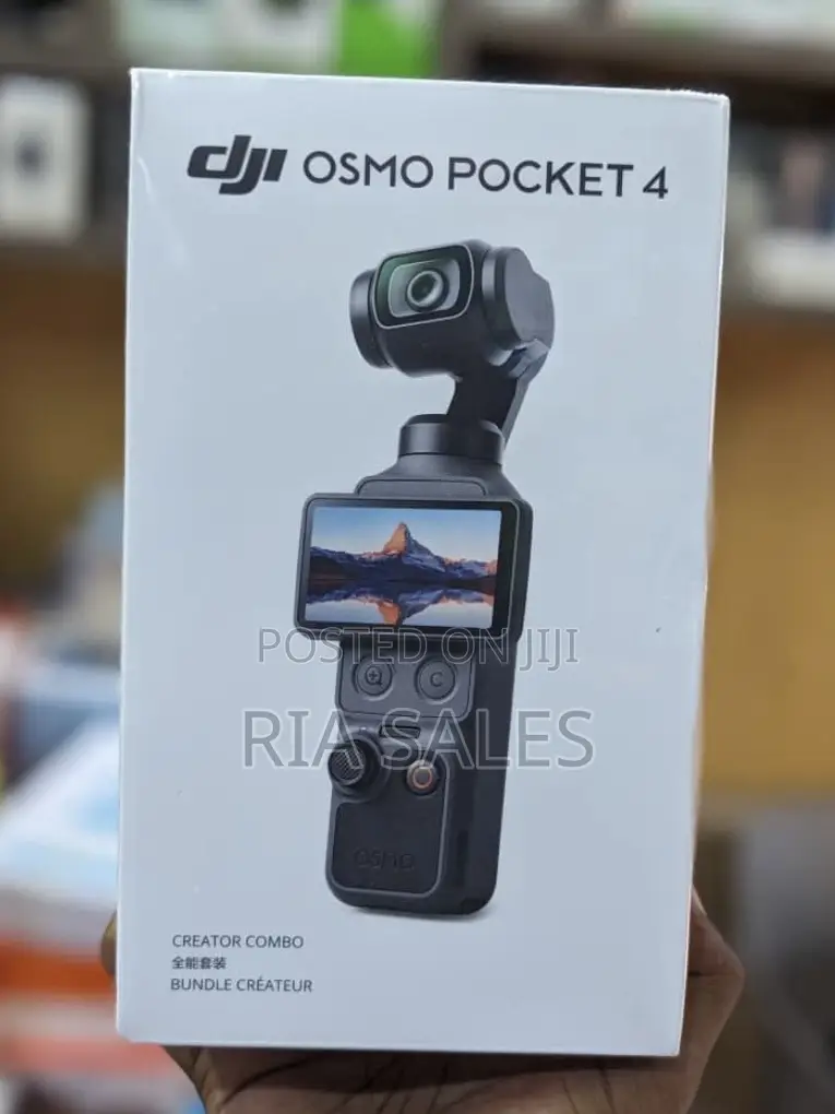 Dji Osmo Pocket 4 Creator Combo, Pocket Gimble Vlog Camera