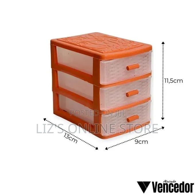Multipurpose Layer Mini Drawer Utility Storage Box Table