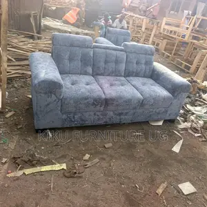 Gaint Three Seater Sofa Set in Gray Color