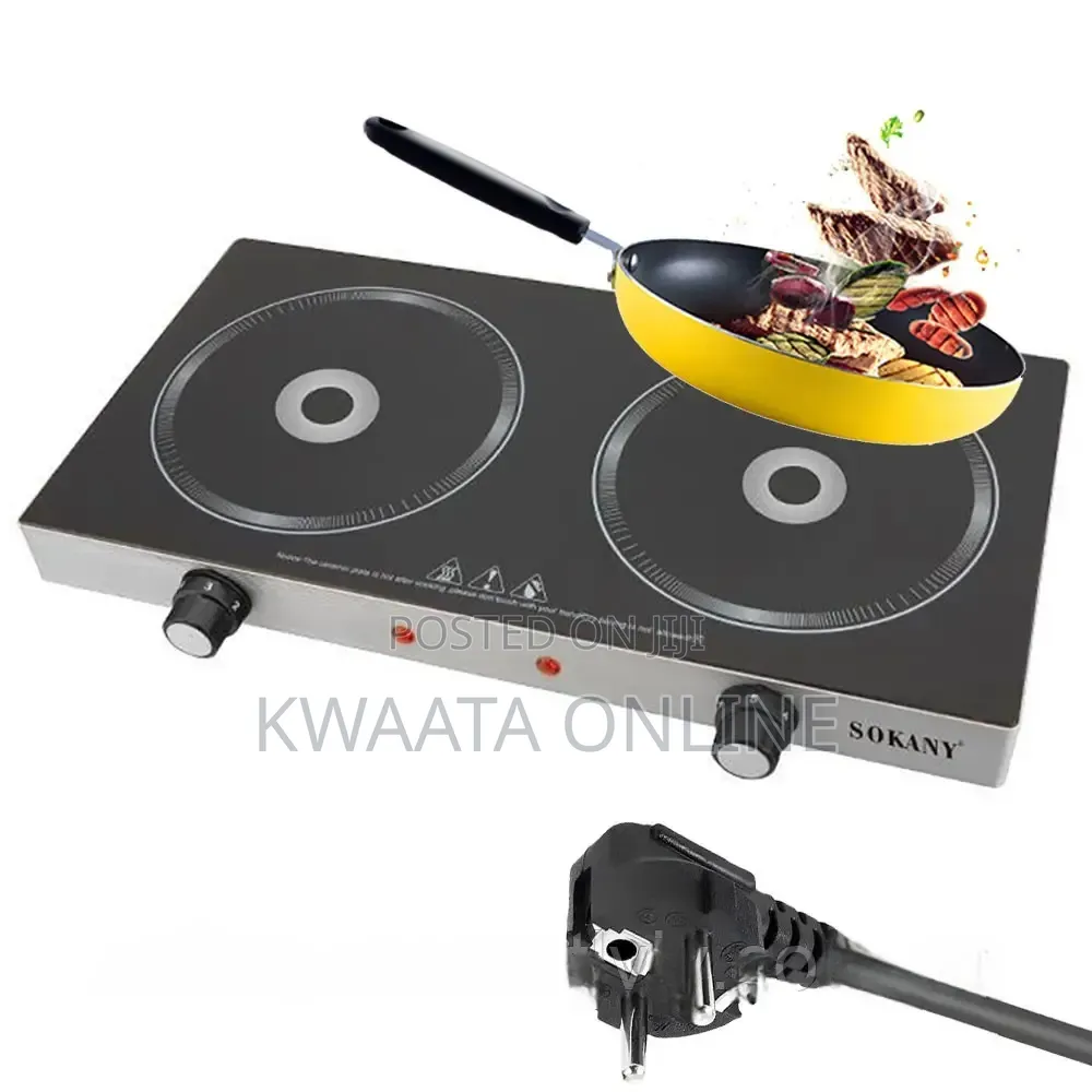 Sokany Radiant Cooker Digital Stove With 2 Burners 2400 Watts Sk-224