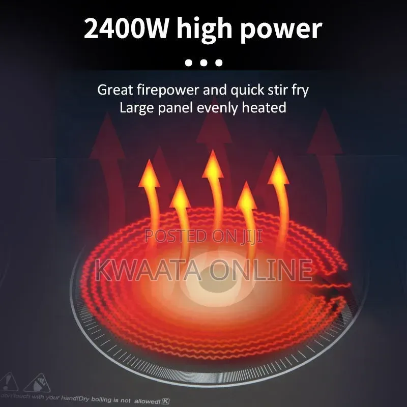 Sokany Radiant Cooker Digital Stove With 2 Burners 2400 Watts Sk-224