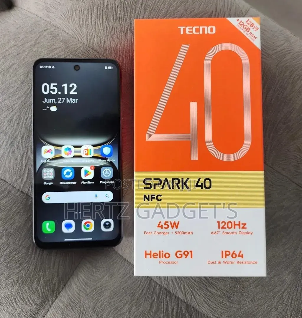 New Tecno Spark 40 256 GB Black