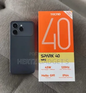 New Tecno Spark 40 256 GB Black