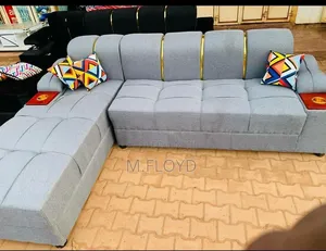 Grey Colored L.Sofa