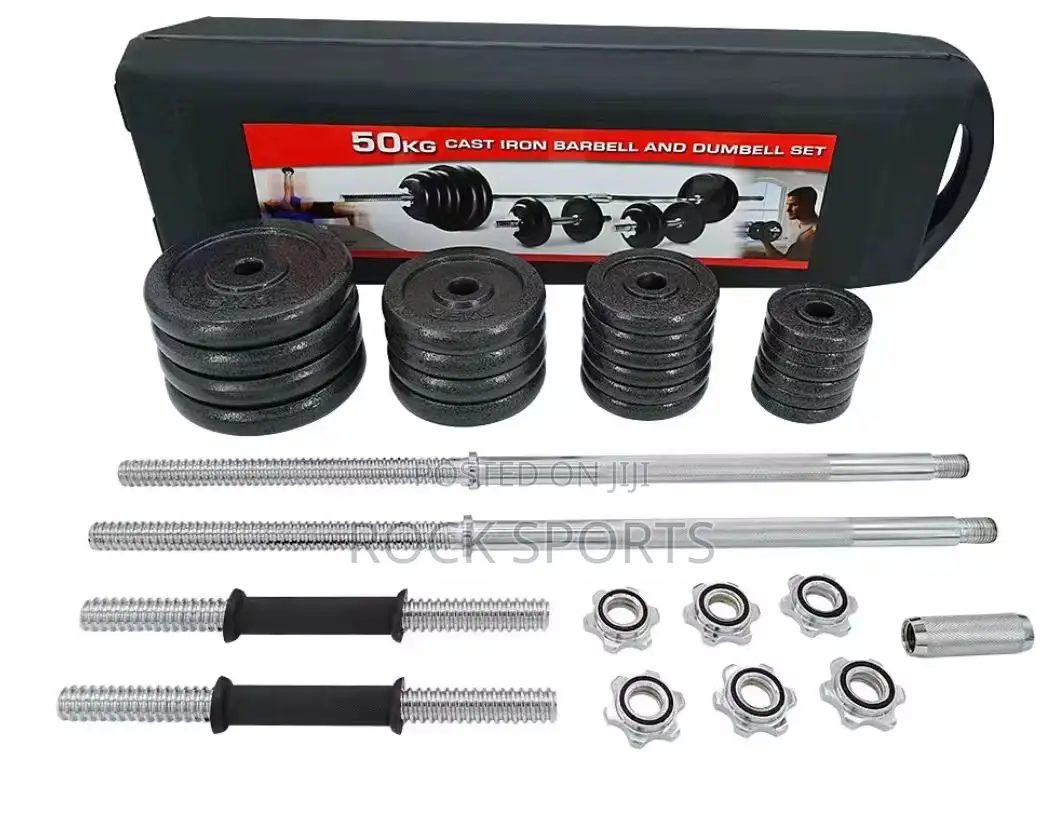 50kg Fitness Adjustable Dumbbells Case