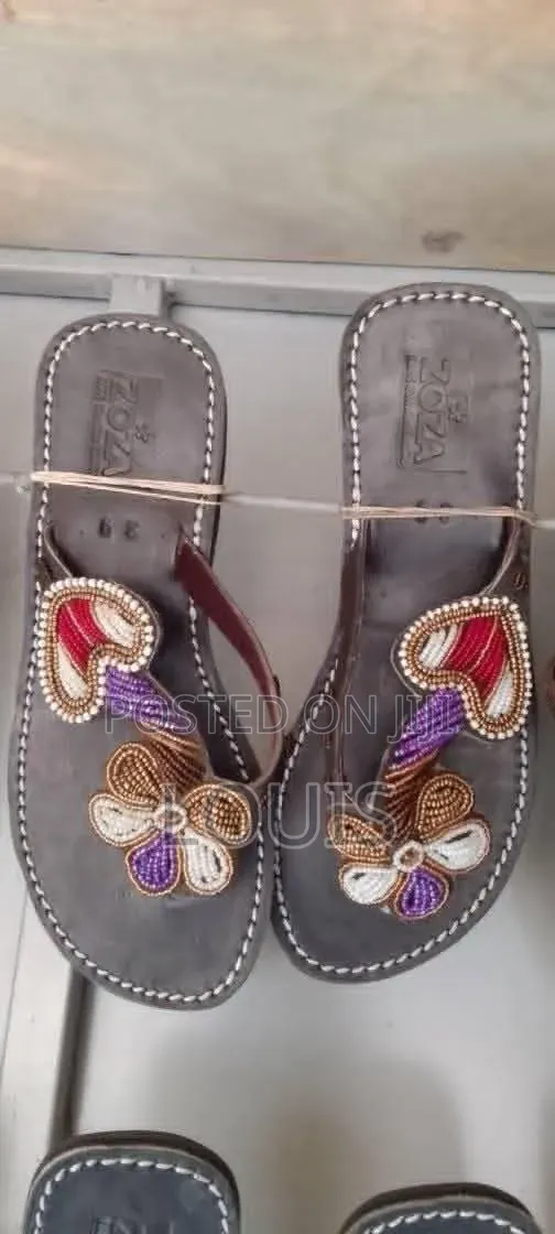 Pure Leather African Craft Sandals