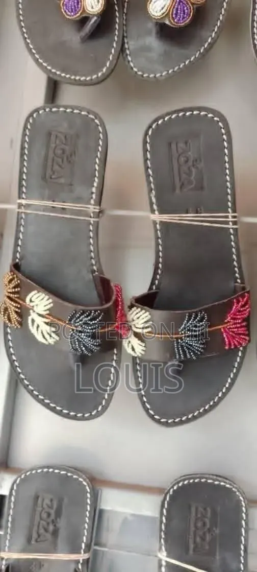 Pure Leather African Craft Sandals