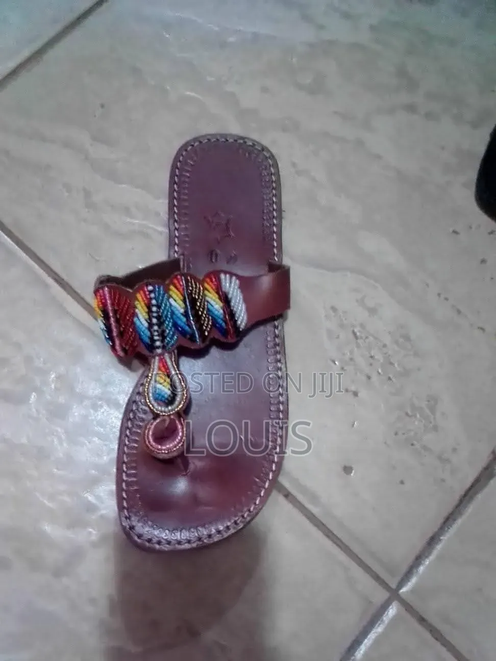 Pure Leather African Craft Sandals